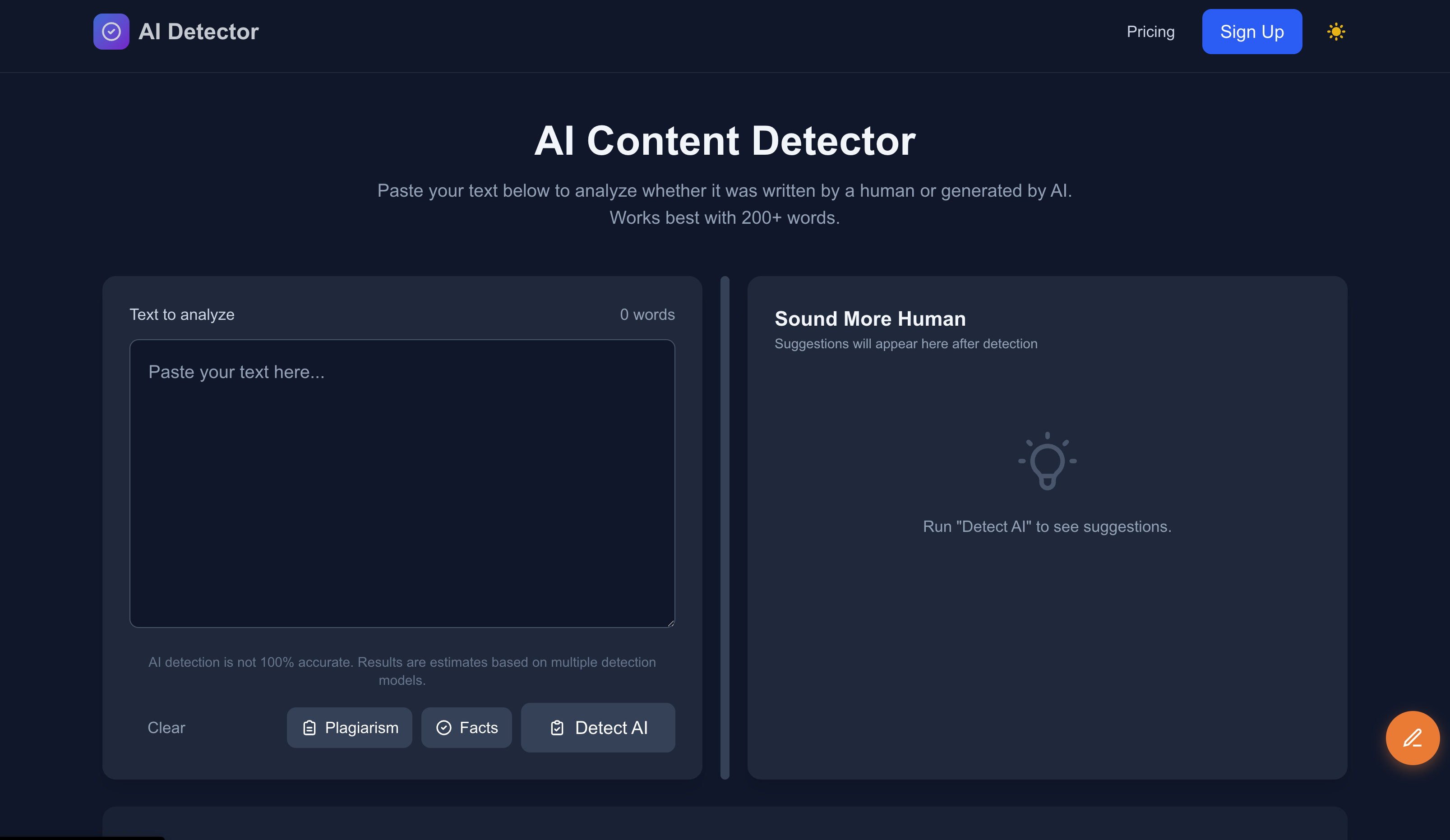 OriginAI - AI content detector